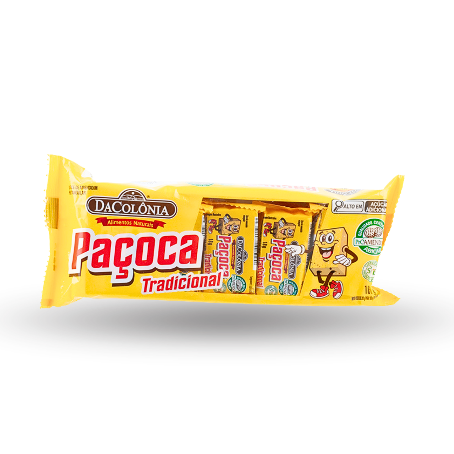 Paçoca Retangular Tradicional — 180 g
