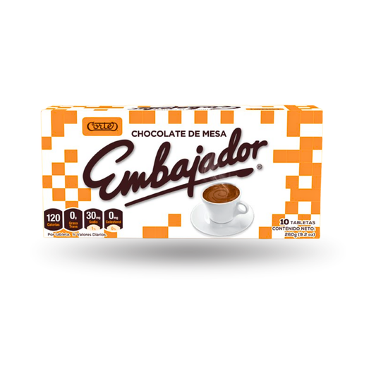 Embajador Table Chocolate for Hot Drinks — 260 g